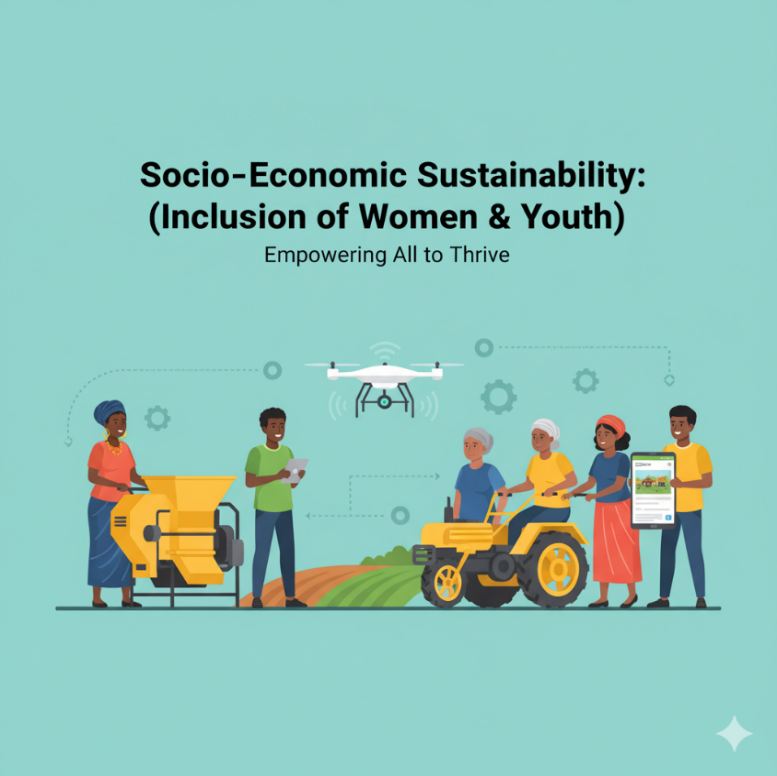 Socio-economic sustainability for women and youth